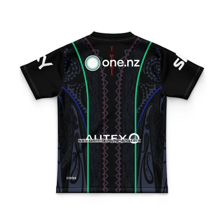 Camiseta Ninos Nueva Zelandia Warriors Rugby 2024 Indigena
